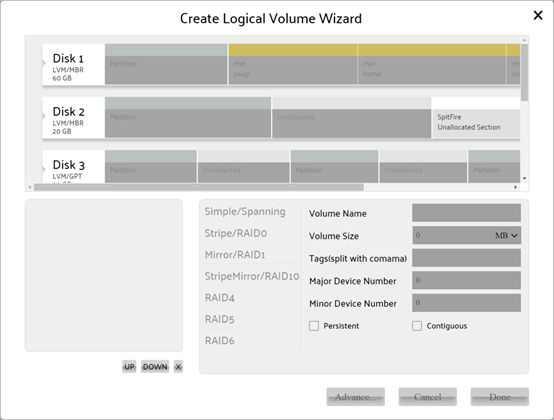 Create Logical Volume